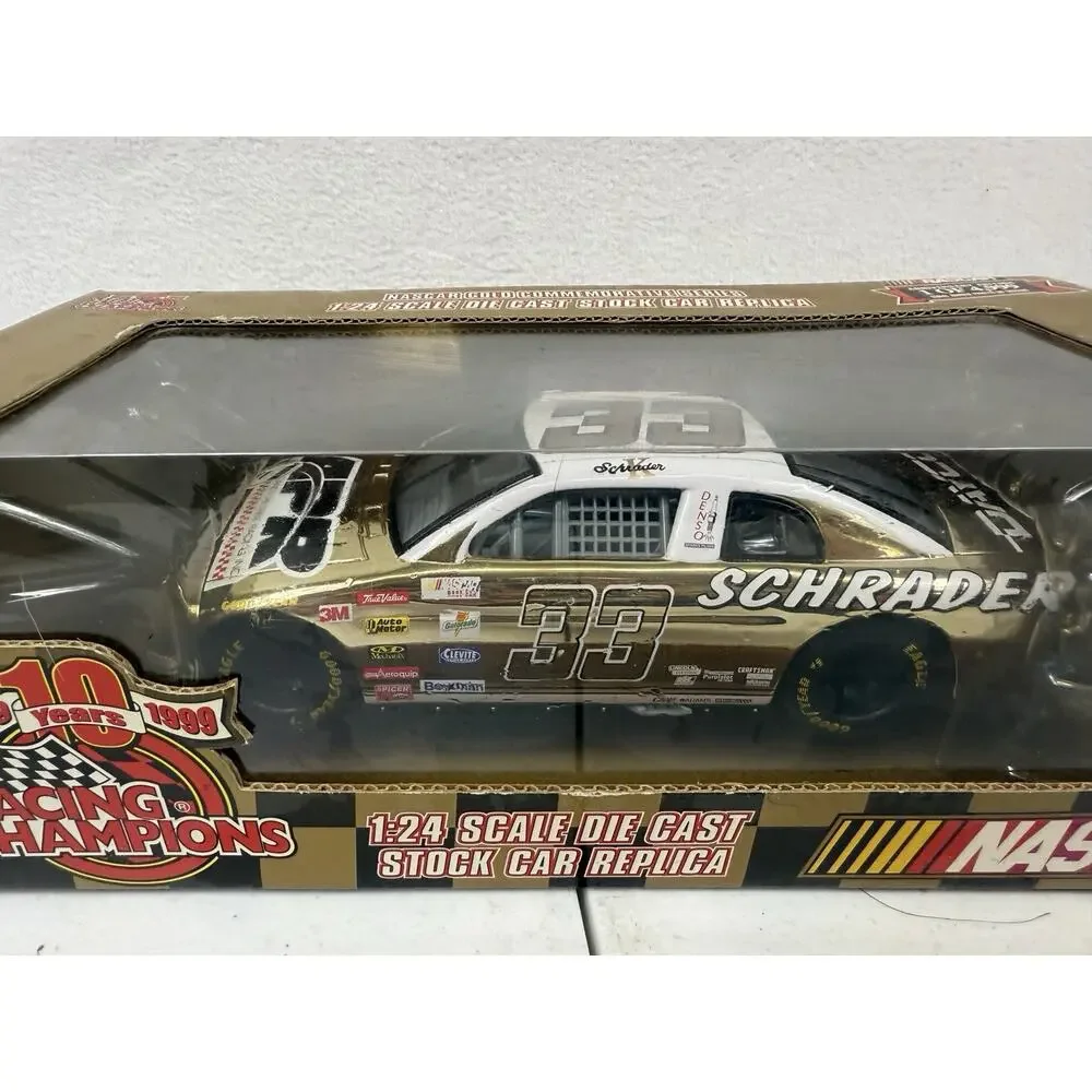 1999 Racing Champions‎ Gold Chrome 1:24 Ken Schrader #33 APR Chevy NIB 1 of 5000